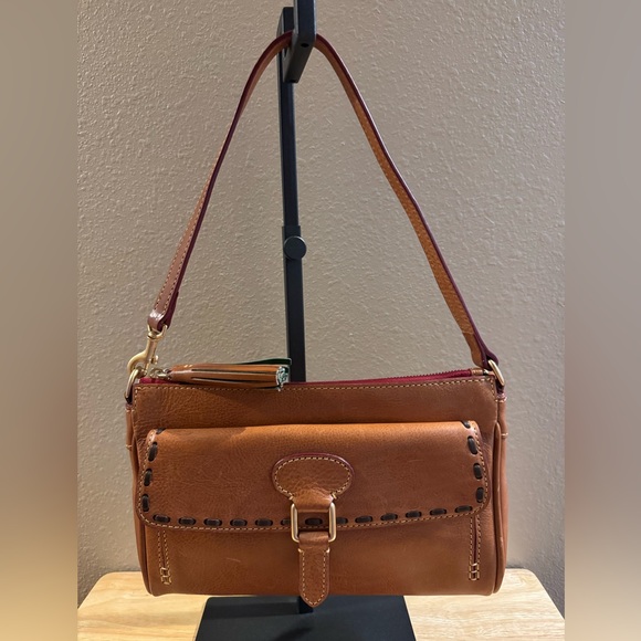 Dooney & Bourke Florentine Leather Medium Pocket Clutch - Picture 2 of 15